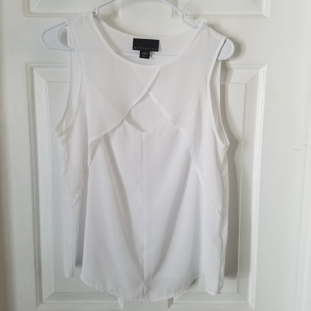 Attention White Blouse